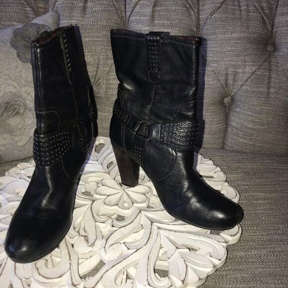 Biviel Ankle Heels Boots Woman’s 38.5 7.5 - Picture 1 of 8
